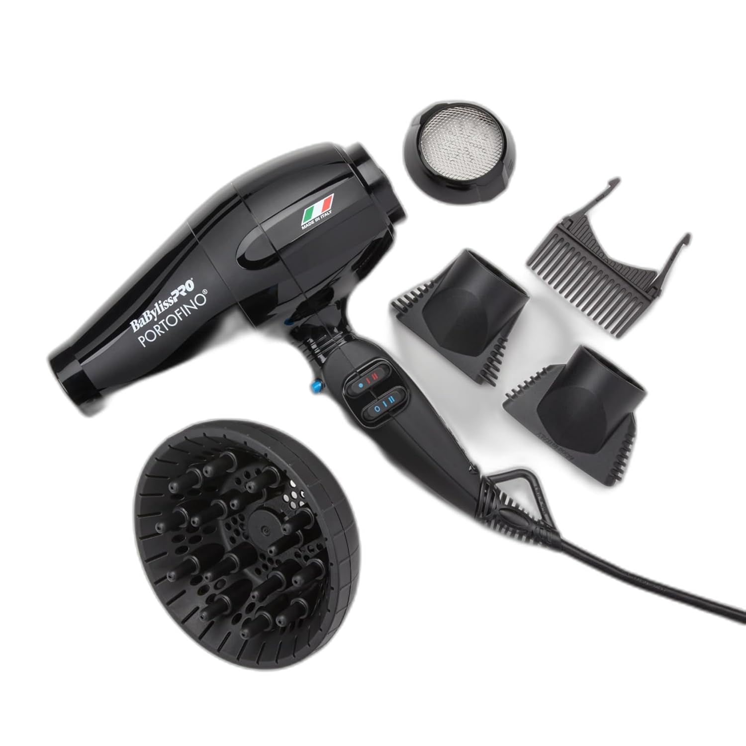 Babylisspro Nano Titanium Italian Portofino Hair Dryer - Professional 2000 Watt Blow Dryer