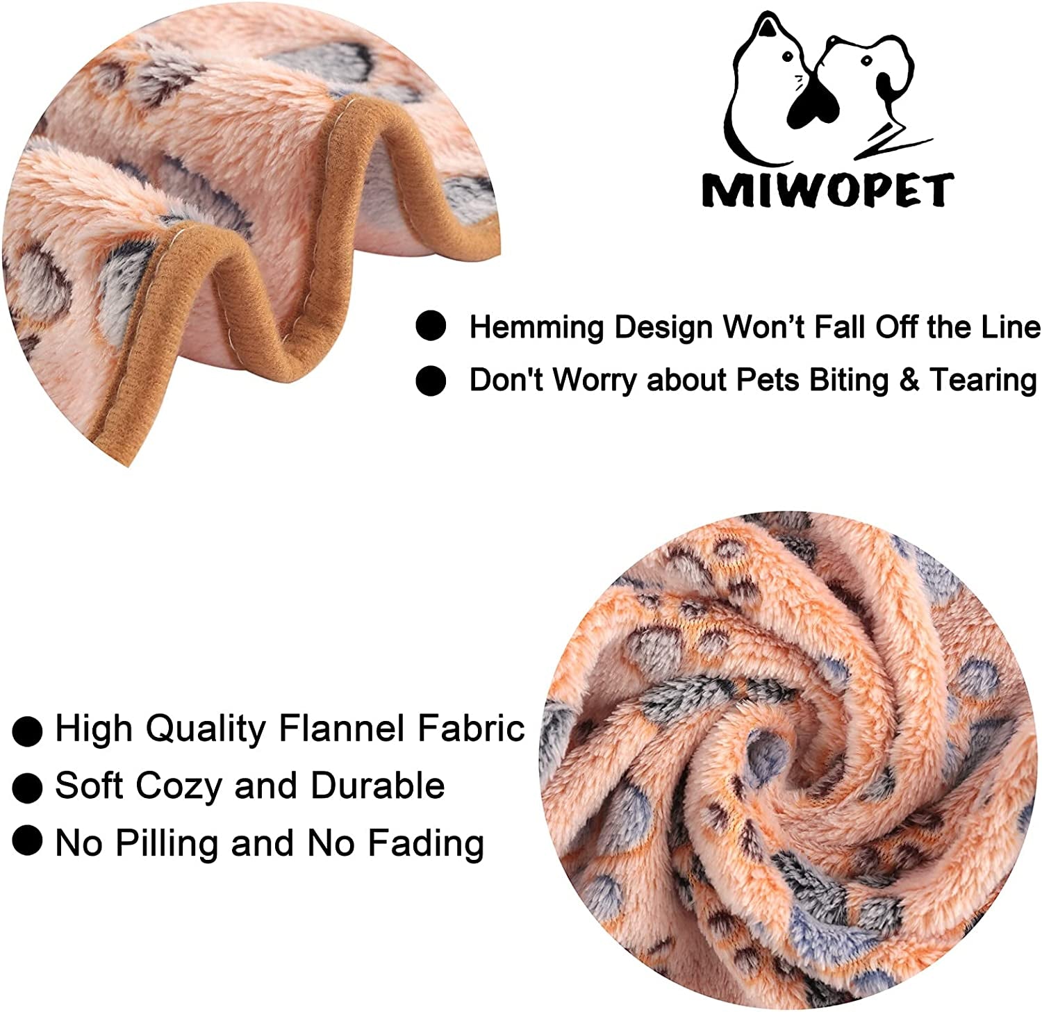 3 Pack Cat and Dog Blanket Soft &amp; Warm Fleece Flannel Sleep Mat, Great Pet Throw for Puppy, Kitten,Cats,Small, Medium &amp; Large Dogs (Medium 30" X 20")
