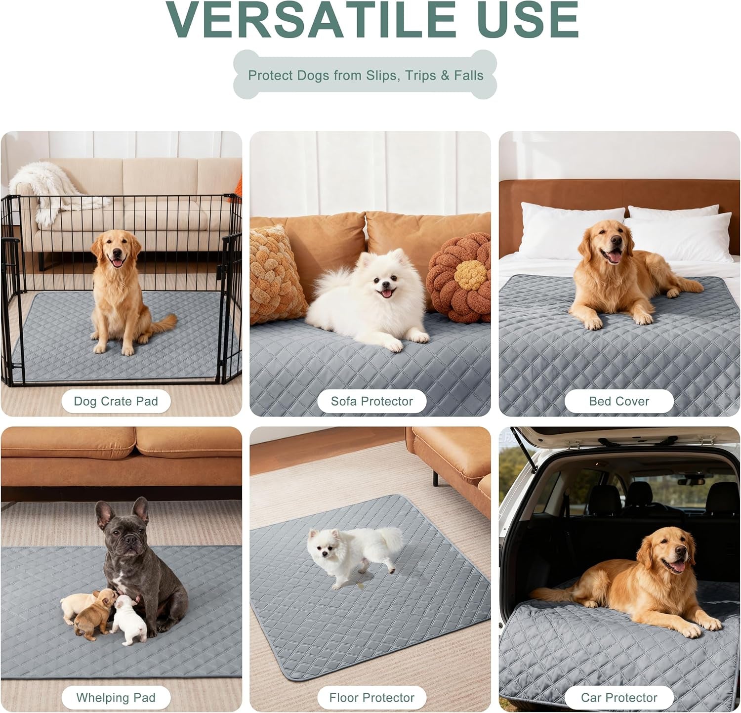 Reusable Washable Pee Pads for Dogs Large/Extra Large 36&