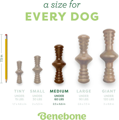 Zaggler Rolling Dog Chew Toy for Aggressive Chewers