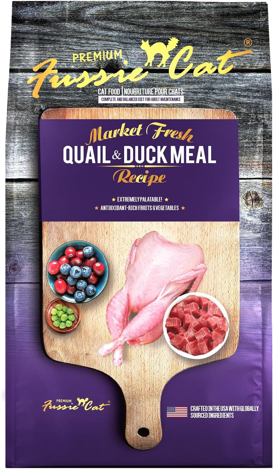 Market Fresh Quail &amp; Duck Meal Formula Grain-Free Dry Cat Food 4Lb