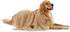 Pet Grooming Towel Collection Absorbent Microfiber X-Large, 41X23.5", Embroidered Taupe
