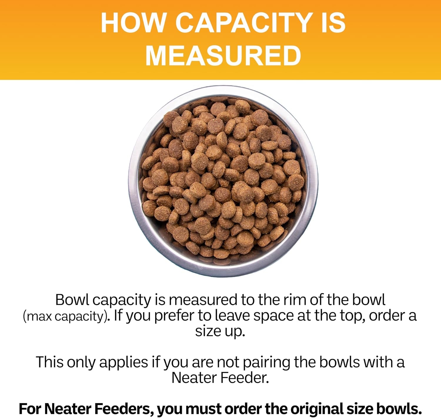 1.5 Cup 12 Oz. Stainless Steel Dog Bowls