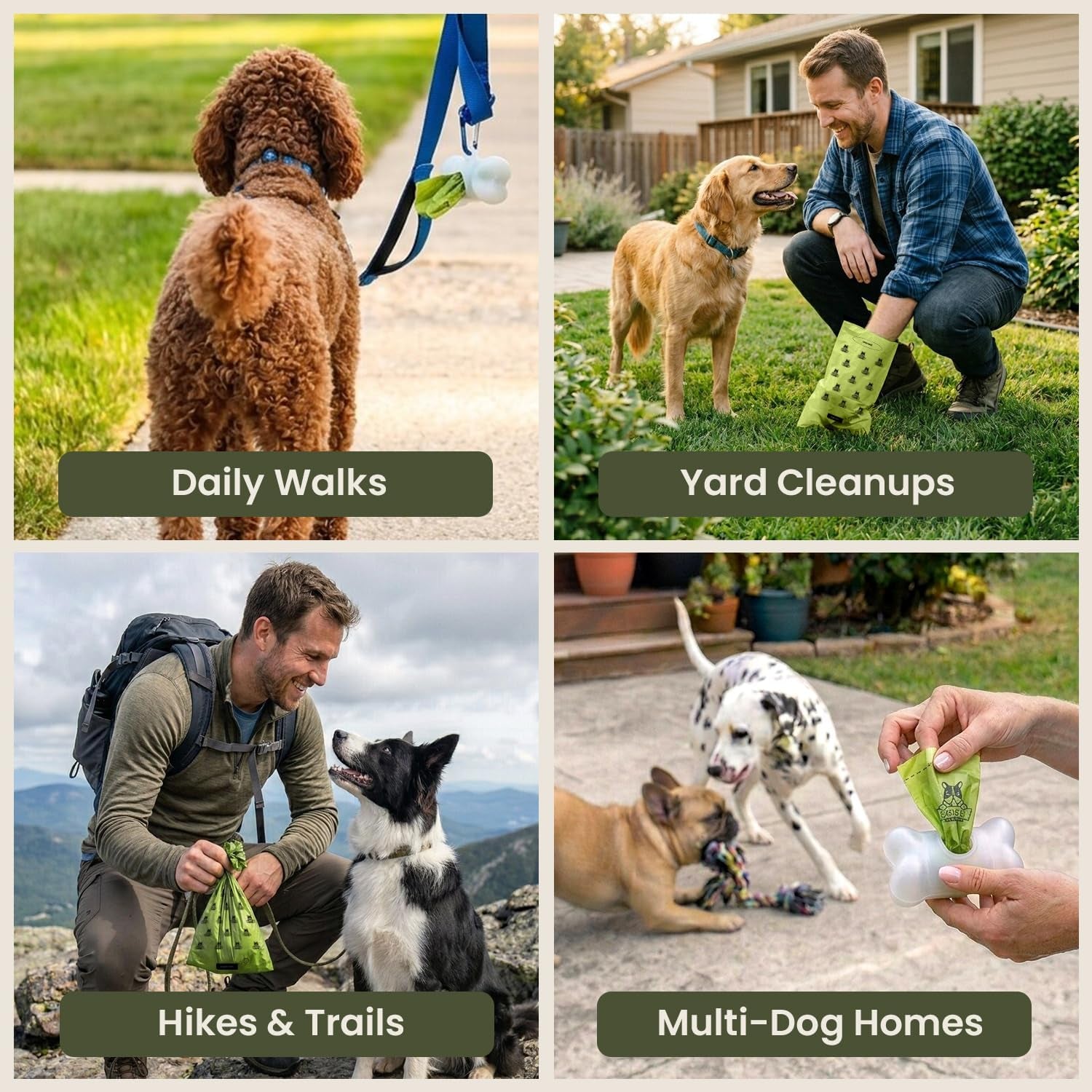 Pogi’S Dog Poop Bags – Leak-Proof &amp; Extra Thick Pet Waste Bags (Fresh Scent, 10 Rolls, 150-Count)