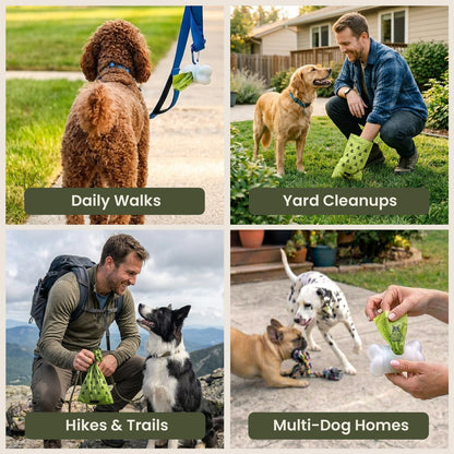 Pogi’S Dog Poop Bags – Leak-Proof &amp; Extra Thick Pet Waste Bags (Fresh Scent, 10 Rolls, 150-Count)