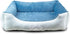 Rectangle Bolster Pet Bed, Dog Bed Medium Size, Blue with Orthopedic Insert.