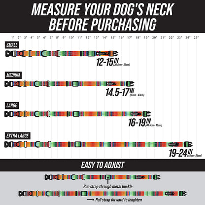 Martingale Collar for Dogs | Reflective Nylon Dog Collar