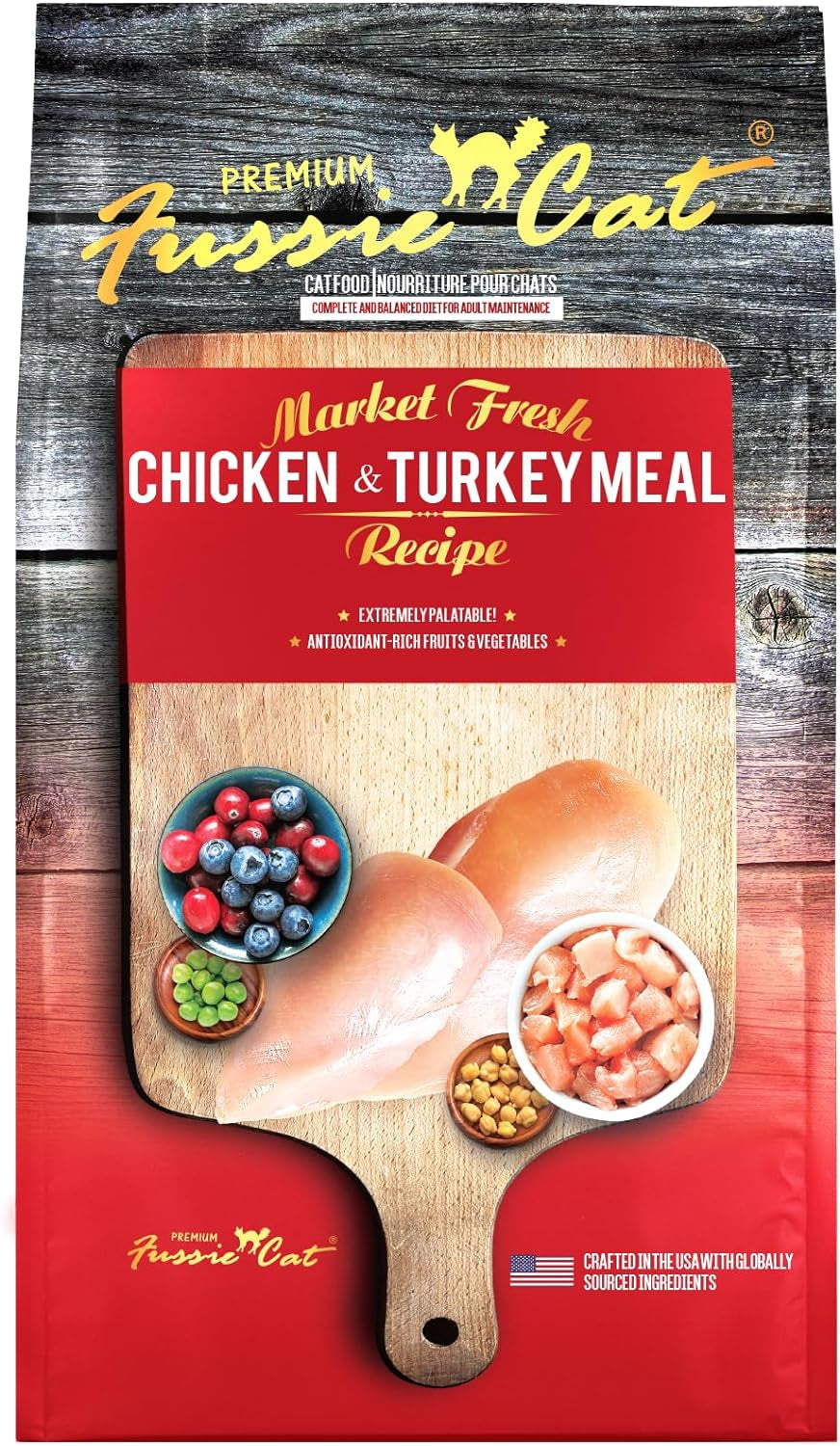 Market Fresh Chicken &amp; Turkey Meal Formula Grain-Free Dry Cat Food 10Lb