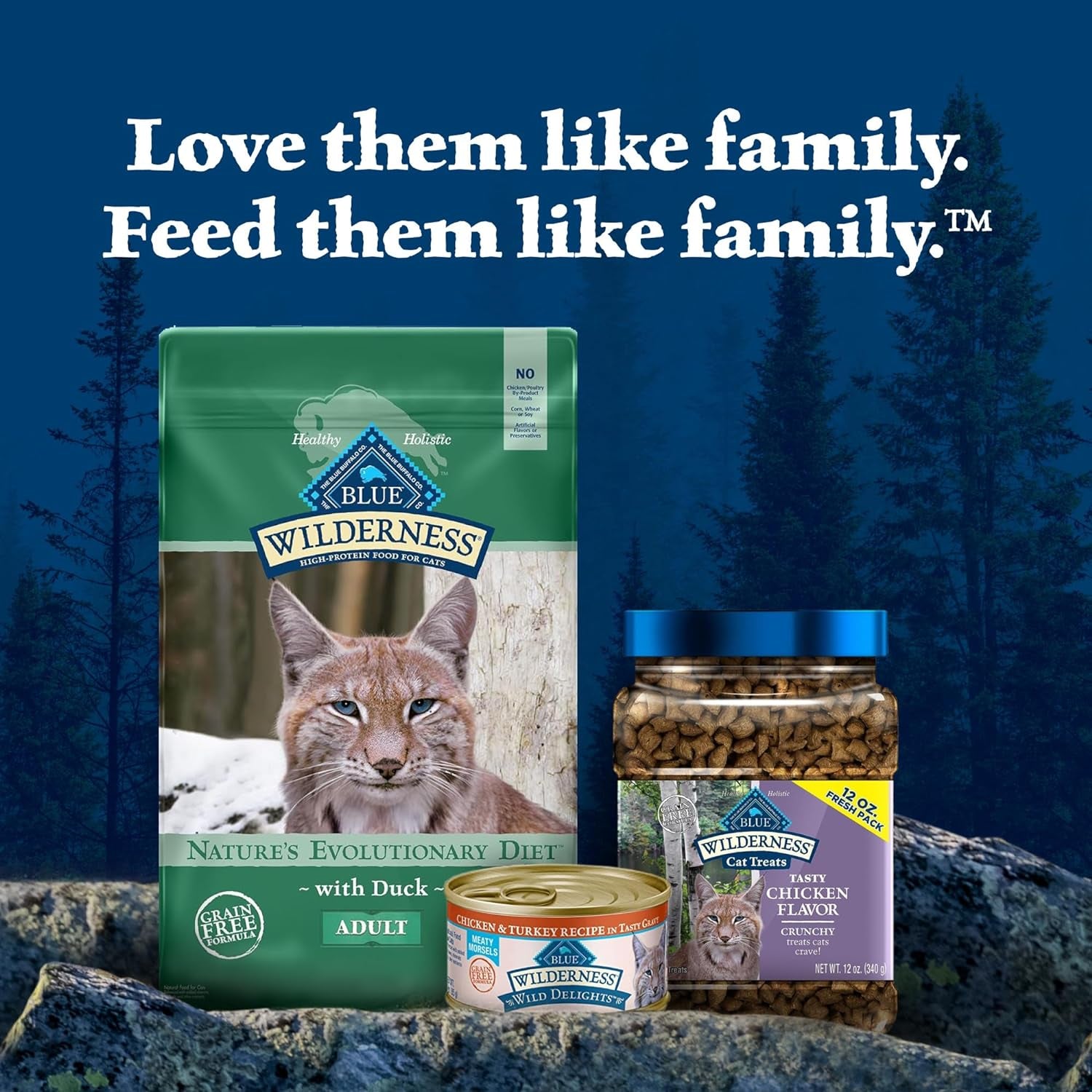 Blue Buffalo Wilderness Healthy Adult Dry Cat Food, Supports Health and Wellness, High-Protein &amp; Grain-Free, Duck, 11-Lb Bag