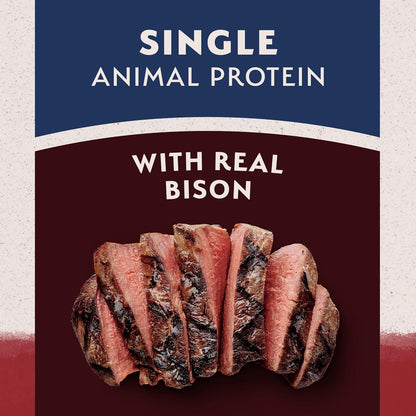 Limited Ingredient Adult Grain-Free Dry Dog Food, Reserve Sweet Potato &amp; Bison Recipe, 4 Pound (Pack of 1)
