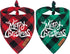 2 Pack Christmas Classic Buffalo Plaid Dog Bandanas