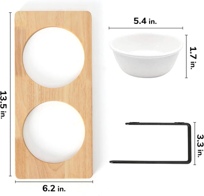 Elevated Cat Ceramic Bowls